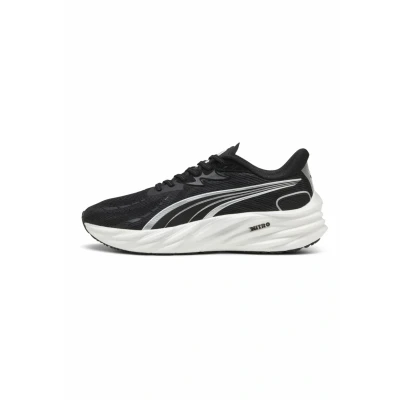 Afbeelding van Velocity NITROâ¢ 4 hardloopschoenen voor Heren, Zwart/Zilver, Maat 47 PUMA