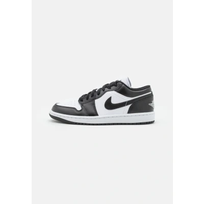Afbeelding van Jordan AIR 1 Sneakers laag, Dames, Maat: 42.5, White/black Leer en imitatieleer