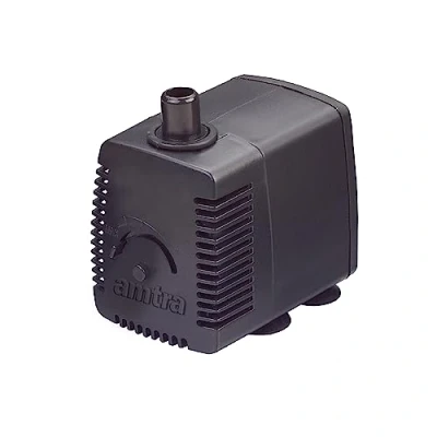 Afbeelding van Amtra Stream 480 Aquariumpomp, stil, instelbare waterstroom, l/u, 4,3 W 230 V, kleine waterpomp voor kattenfontein, kribben, hydrocultuur