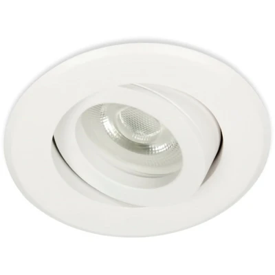 Afbeelding van LED Midi inbouwspot Ayub Rond Wit Extra Warm Dimbaar 3.6W Integral