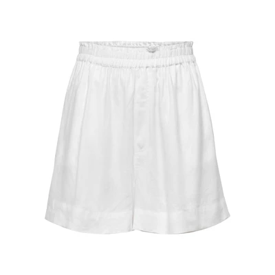 Afbeelding van ONLY Onltokyo Hw Linen Blend PNT Noos Shorts voor dames, wit (bright white), L