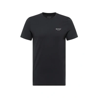 Afbeelding van Mustang Tshirt basic, Heren, Maat: Small, Schwarz