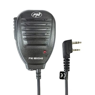 Afbeelding van PNI MHS40 2 polige luidsprekermicrofoon, compatibel met PMR radio, VHF/UHF