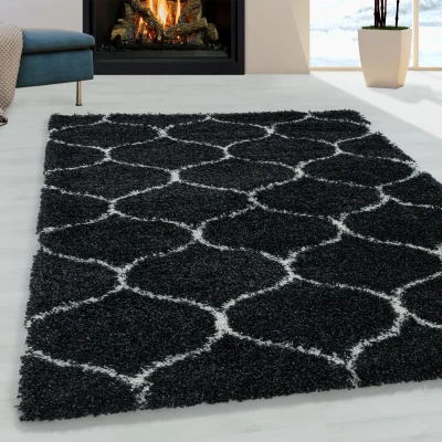Afbeelding van Opera Soft Shaggy Hoogpolig Vloerkleed Antraciet 280x370 cm