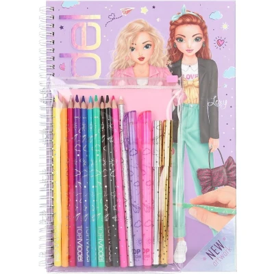Afbeelding van Depesche TOPModel kleurboek set