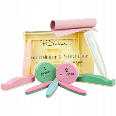Afbeelding van P SHINE Japanse manicureset Professionele nagelkit Verzorging Nagelplaatreparatiebehandeling + gids voor beschadigde nagel