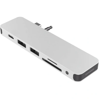 Afbeelding van Hyper Solo Hub 7 in 1 voor Macbook &amp; USB C devices Zilver