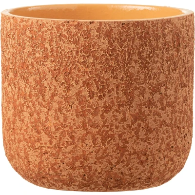 Afbeelding van J Line bloempot Ruw keramiek terracotta extra large Ø 24.50 cm