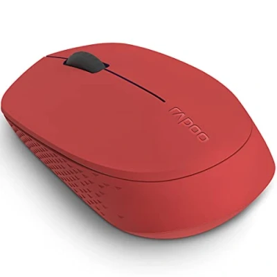 Afbeelding van Rapoo M100 Silent Stille Multimodus Draadloze Optische Muis Rood