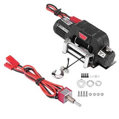 Afbeelding van 1: 10 Spur Crawler Winde, Kfz Zubeh?r Seilwinden Kontrollsatz f¨¹r Traxxas HSP Redcat RC4WD Gel?ndewagen