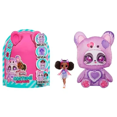 Afbeelding van L.O.L. Surprise! Tweens Kostuum Surprise Hoops Cutie Fashion Doll met Opblaasbaar Paars Panda Dierenkostuum en Meerdere Surprises Inclusief Fabelachtige Mode &amp; Accessoires Voor Kinderen vanaf 4+
