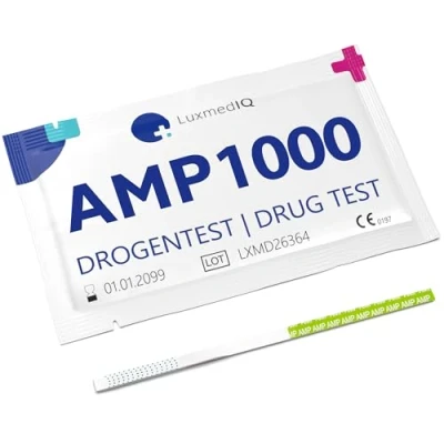 Afbeelding van 10x Amphetamine Drug Test Strips Testen Kits Snelheid Enkele Urine Tests Cutoff 1000 ng/ml