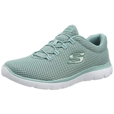Afbeelding van Skechers SUMMITS dames Sneaker ,Sage Mesh/ White Trim,39.5 EU
