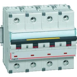 Afbeelding van Legrand installatieautomaat dx3 4p c125a 10000a 16ka 6modules 409364