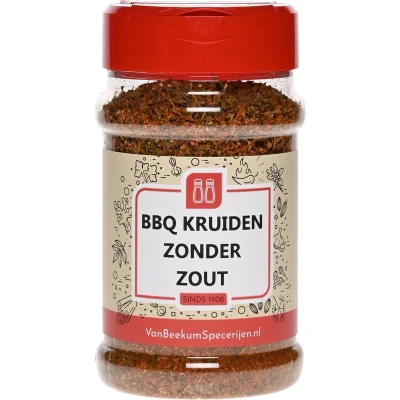 Afbeelding van Van Beekum Specerijen BBQ Kruiden Zonder Zout Strooibus 110 gram