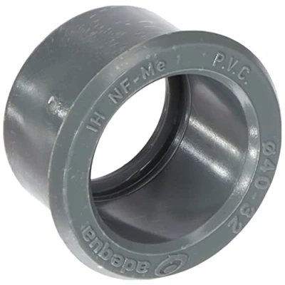 Afbeelding van anzapack 857772l concentrische reductie PVC mannelijk 40 mm vrouwelijk 32 mm.