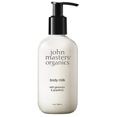 Afbeelding van John Masters Organics Body Milk w. Geranium &amp; Grapefruit 236 ml