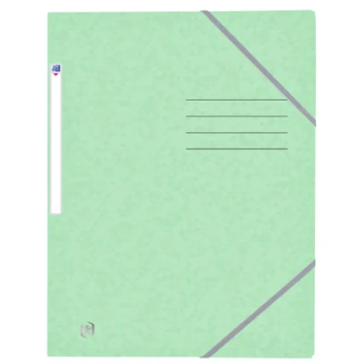 Afbeelding van Elastomap Oxford Top File+ A4 3 kleppen 390gr pastel groen