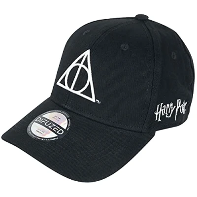 Afbeelding van Harry Potter Deathly Hallows Snapback Pet Zwart