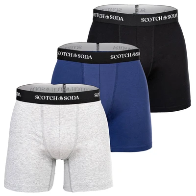 Afbeelding van SCOTCH &amp; SODA Boxershorts zwart / wit