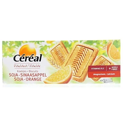 Afbeelding van Cereal Koekjes soja/sinaasappel 280 g