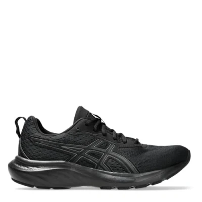 Afbeelding van Asics Gelcontend 9 Hardloopschoenen neutraal, Dames, Maat: 36, Black/graphite grey Textiel/ synthetisch