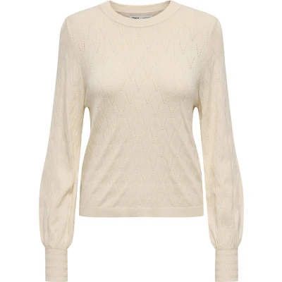 Afbeelding van Only Trui Onlfrida Life Ls Structure O neck C 15329834 Birch Dames Maat XL