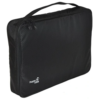 Afbeelding van HOPEVILLE Hemdentas voor kreukvrije en overhemden, T shirts blouses, premium kledingtas veilig transport in koffer, reistas of handbagage