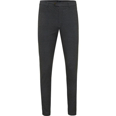 Afbeelding van TRESANTI DONNINO Broek met visgraatmotief Melange Grijs Size XL