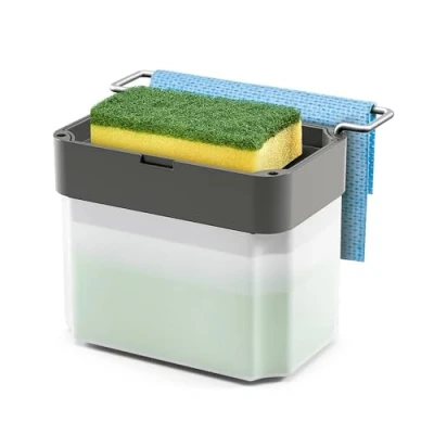 Afbeelding van Metaltex Zeepdispenser, grijs, 17x12x22 cm