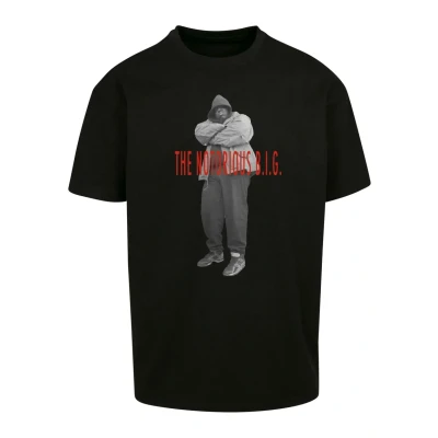 Afbeelding van Upscale by Mister Tee MÄNNER Biggie Smalls Concrete Tshirt print, Heren, Maat: Medium, Black