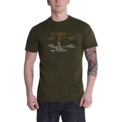 Afbeelding van U2 Joshua Tree Logo 2017 Heren T shirt M Groen