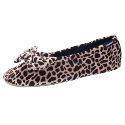 Afbeelding van Isotoner Ballerina damessloffen , Giraffe, 39/40 EU