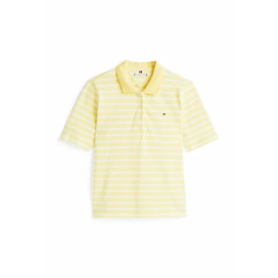 Afbeelding van Tommy Hilfiger REG SS Poloshirt Citronella ecru stp, Dames, Maat: XXS, stp