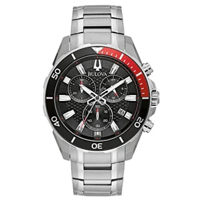 Afbeelding van BULOVA 98B344 Horloge RVS Zilverkleurig 43 mm