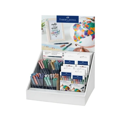 Afbeelding van Faber Castell metallic markers display 240 stuks assorti kleuren FC 160714