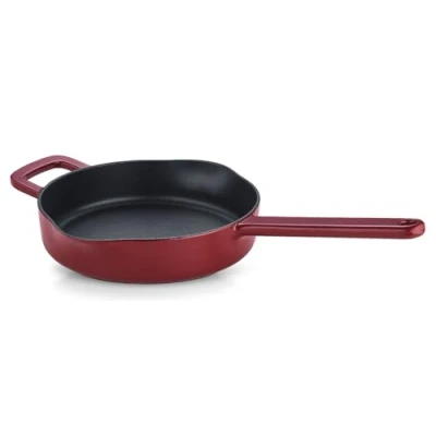 Afbeelding van Fissler Moments Rode Koekenpan 24cm Burgundy Red Inductie geschikt
