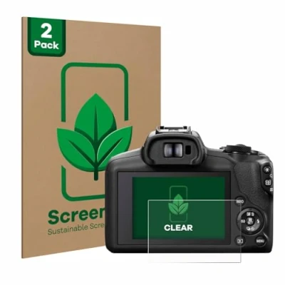 Afbeelding van ScreenLeaf Screenprotector voor Canon EOS R100 Duurzame schermbescherming Folie Beschermfolie transparant (2 Stuks)