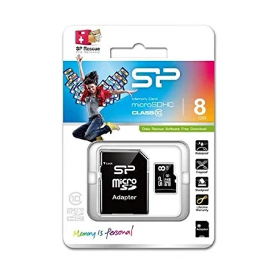Afbeelding van Silicon Power Micro SDHC incl. SD Adapter 8GB Class 10