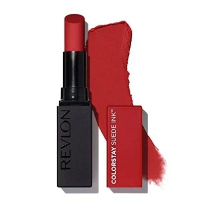 Afbeelding van Revlon Lipstick Colorstay Suede INK Lippenstift, Maat: 2.55 g, Bread winner