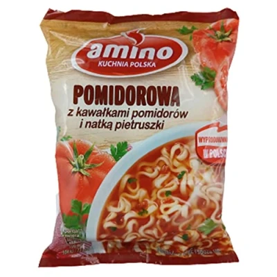 Afbeelding van rumarkt Amino Pomidorowa Poolse instant tomatensoep 22 stuks (22 x 61 g)