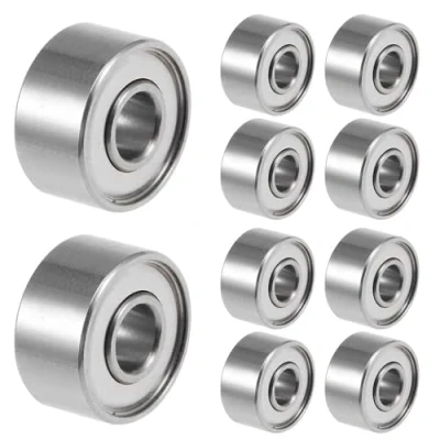 Afbeelding van ANGEEK 10 stuks 693ZZ 3 x 8 4 mm Microkogellagers Stalen diepgroefkogellagers Dubbel schild Miniatuurlager