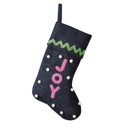 Afbeelding van Ginger Ray Vilten kerstsok Joy 42 cm x 20