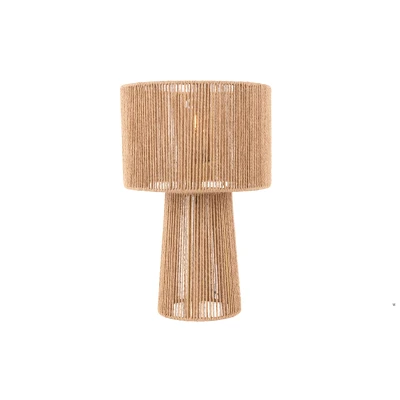 Afbeelding van Leitmotiv Tafellamp Forma Pin Paper Rope Naturel 30x30x47cm