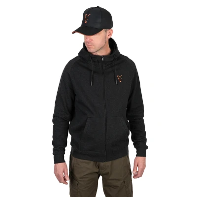 Afbeelding van Fox Collection LW Hoody Black &amp; Orange Vis trui XXL