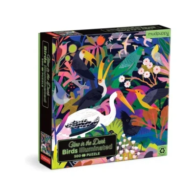 Afbeelding van Birds Illuminated 500 Piece Glow in the Dark Puzzle