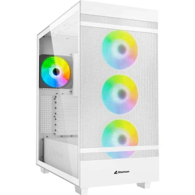 Afbeelding van Sharkoon Rebel C50 RGB ATX Full Tower PC behuizing Wit