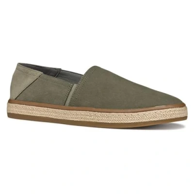 Afbeelding van Geox Espadrilles, Heren, Maat: 43, Light olive green Leer en textiel