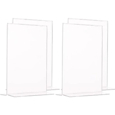 Afbeelding van SIGEL TA226 Tafelstandaard recht, voor A6, 10 stuks, glashelder acryl