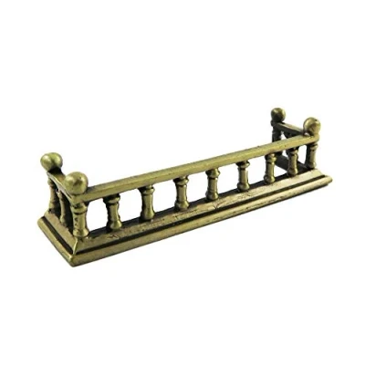 Afbeelding van Melody Jane Poppen Huis Antiek Messing Open Haard Fender Miniatuur 1:12 Schaal Accessoire